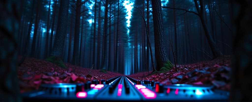 DJ w lesie